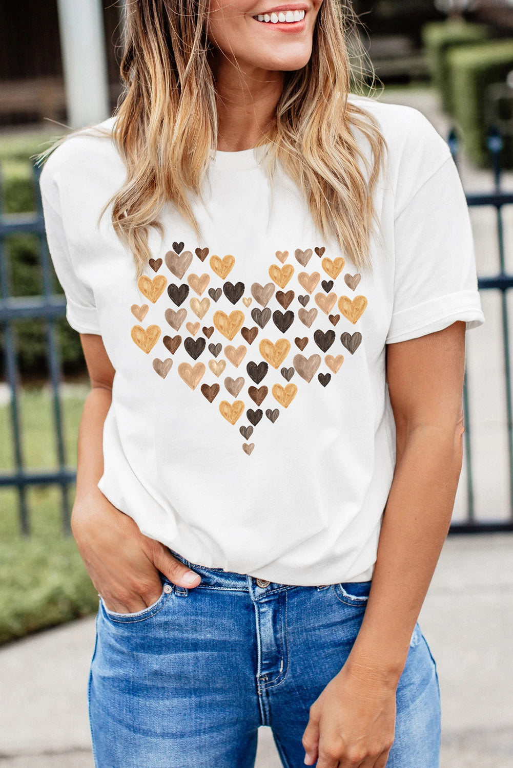 all you need is love Valentines Kisses Graphic Tee