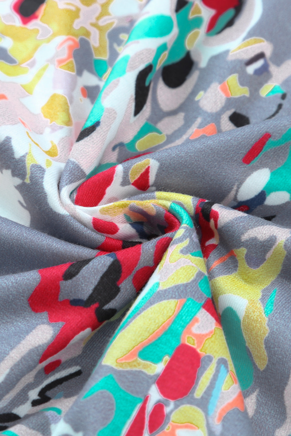 Top babydoll con mangas con volantes y estampado floral