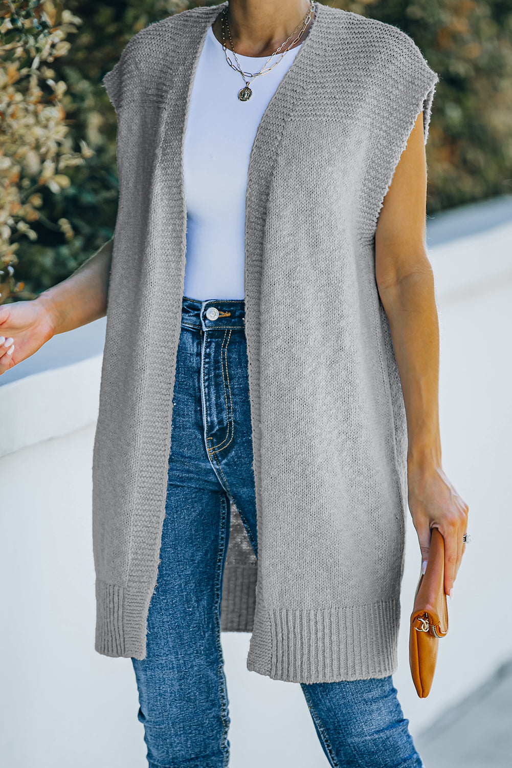 Gilet basique Cardigan Pull