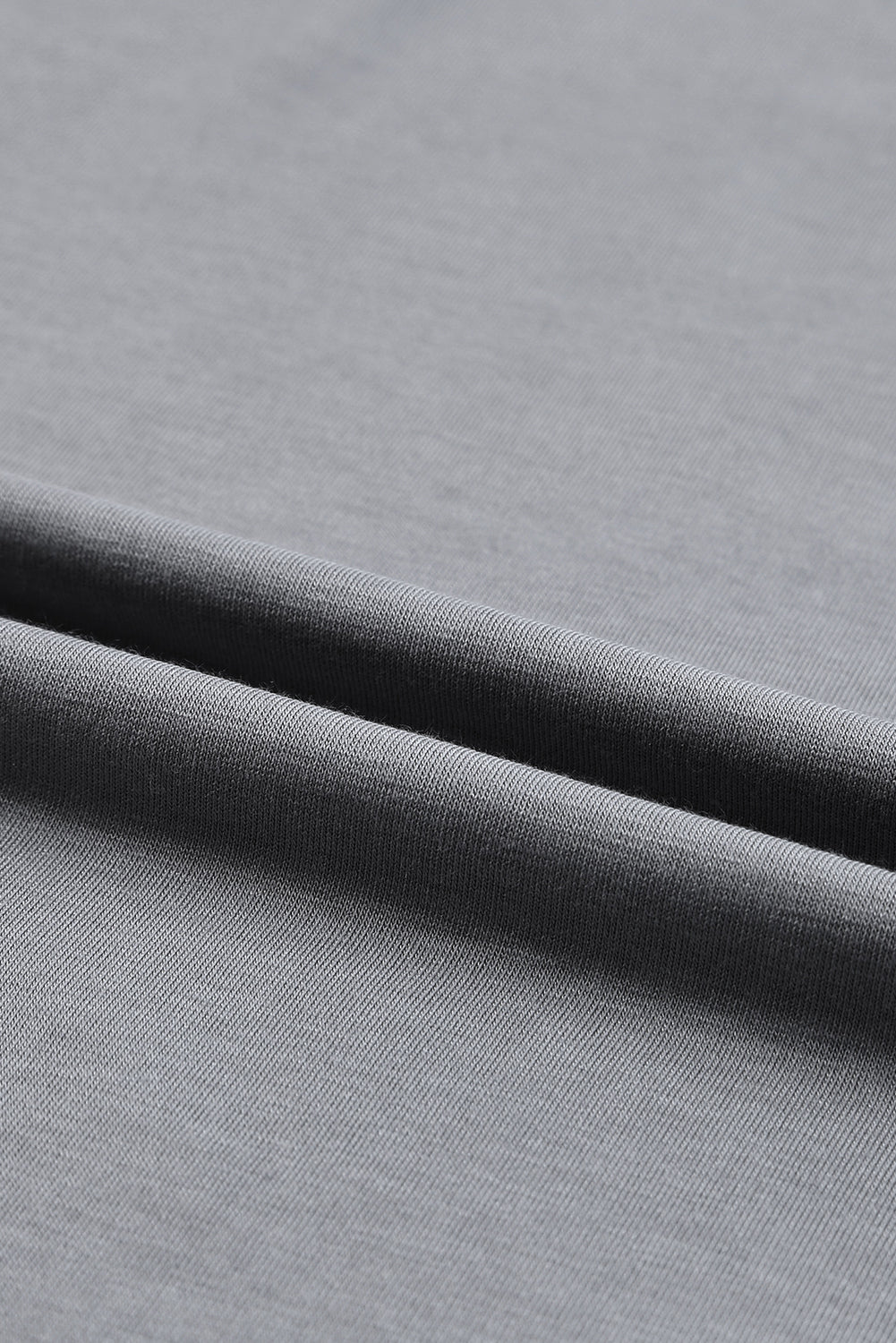 T-shirt uni à manches courtes et volants superposés 