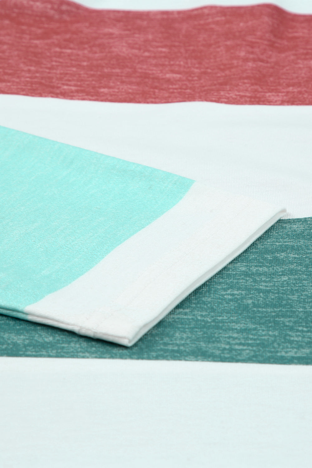 Top tipo jersey con bloques de color de talla grande