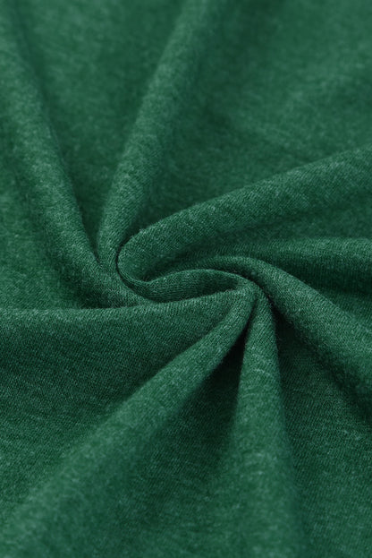 Haut à manches longues bouffantes et col en V à volants 