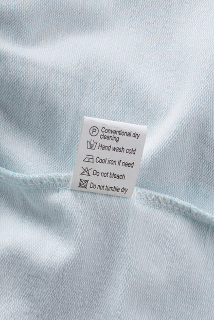 Sudadera con capucha de talla grande con bloques de color degradado azul