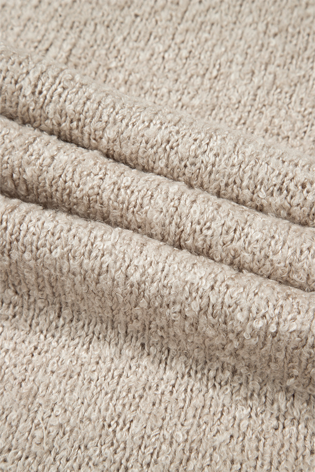 Cardigan boutonné à col montant et épaules tombantes avec poche Jet Stream