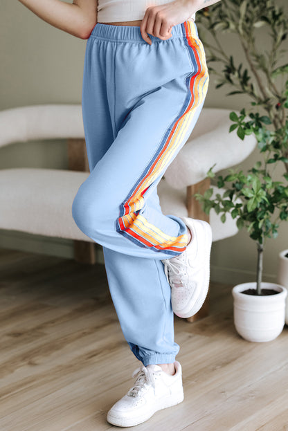 Dearlove Dark Grey Counting Rainbows High Waist Sweatpants