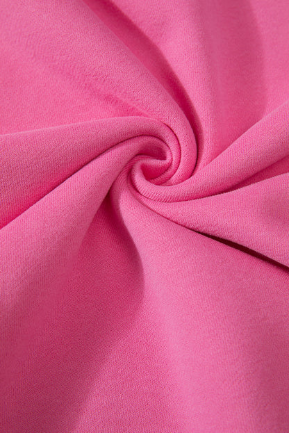 Sweat à capuche épais avec cordon de serrage et poche kangourou doublée en polaire Bonbon