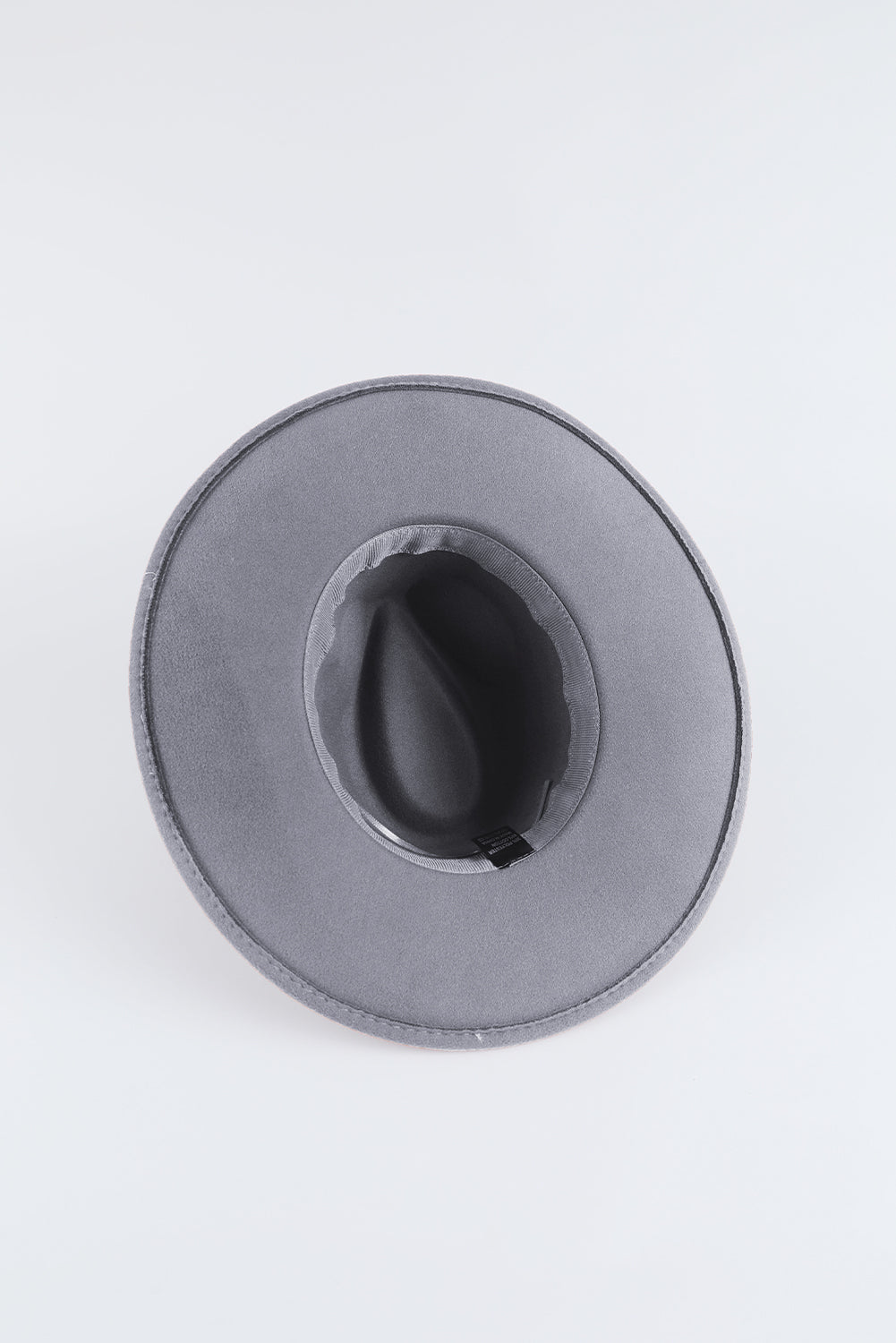 Sombrero Fedora plano retro con bordado azteca marrón