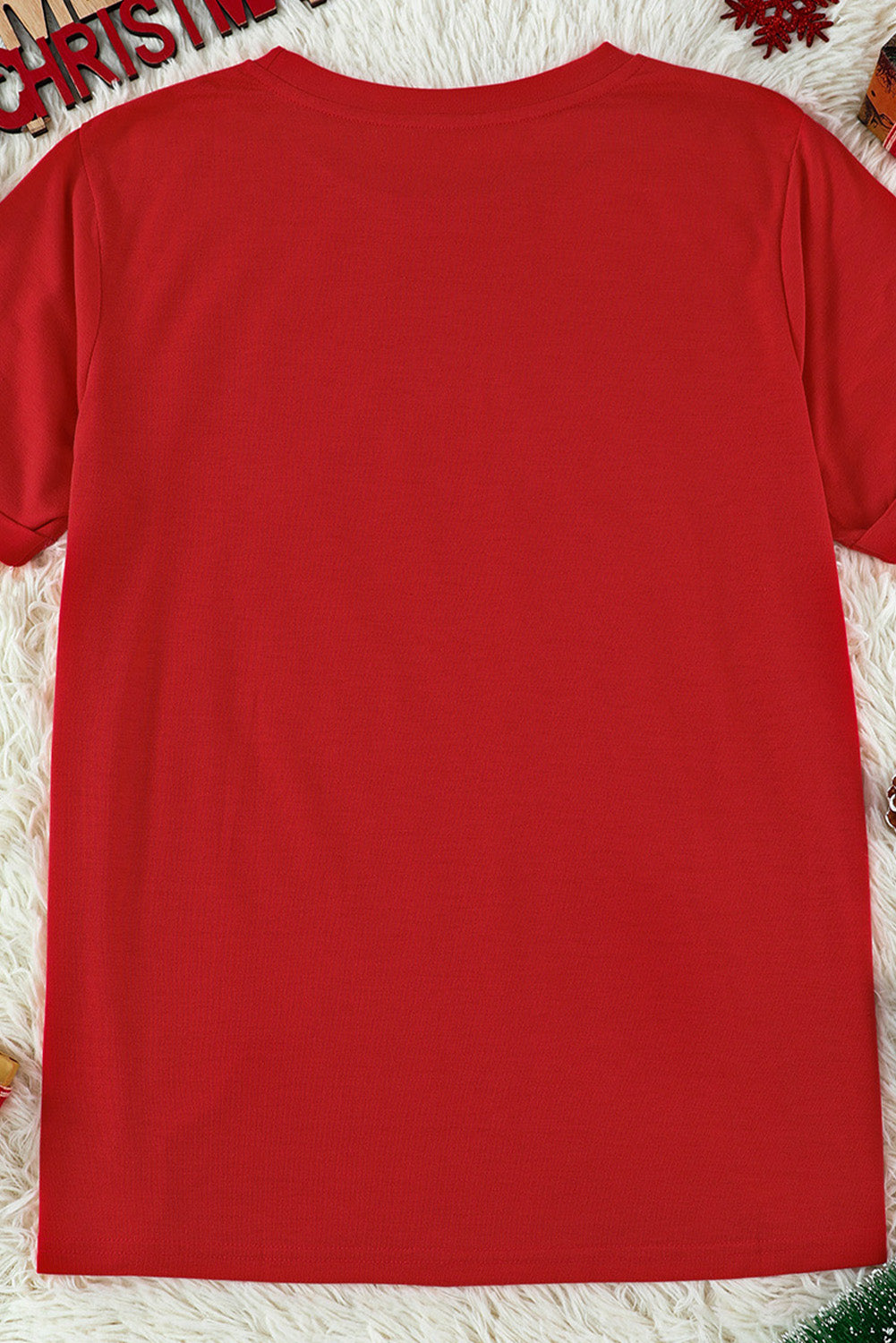 Camiseta de manga corta con estampado gráfico de Merry Christmas Trees