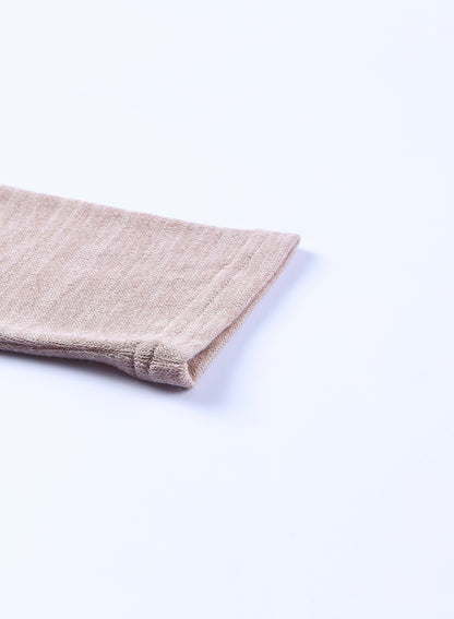 Tunique dos ouvert devant cardigan avec poches 