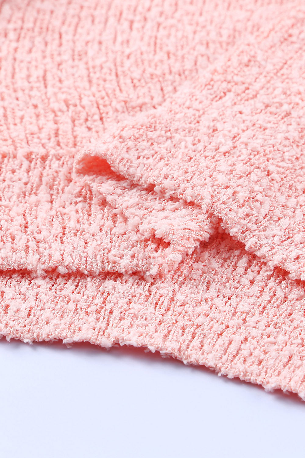 Suéter de talla grande con manga de burbuja y bloques de color