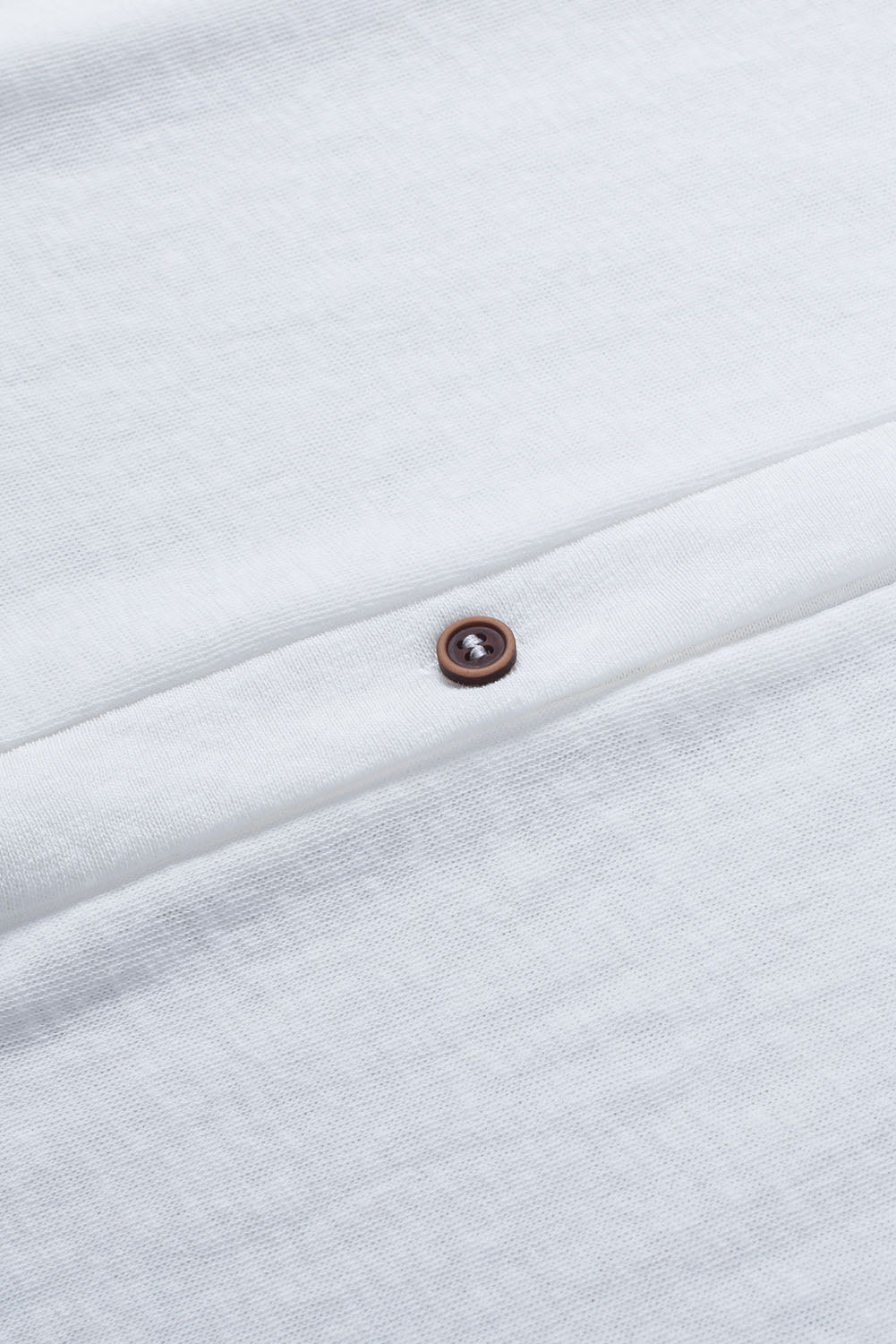 Cardigan ouvert à boutons de couleur unie beige