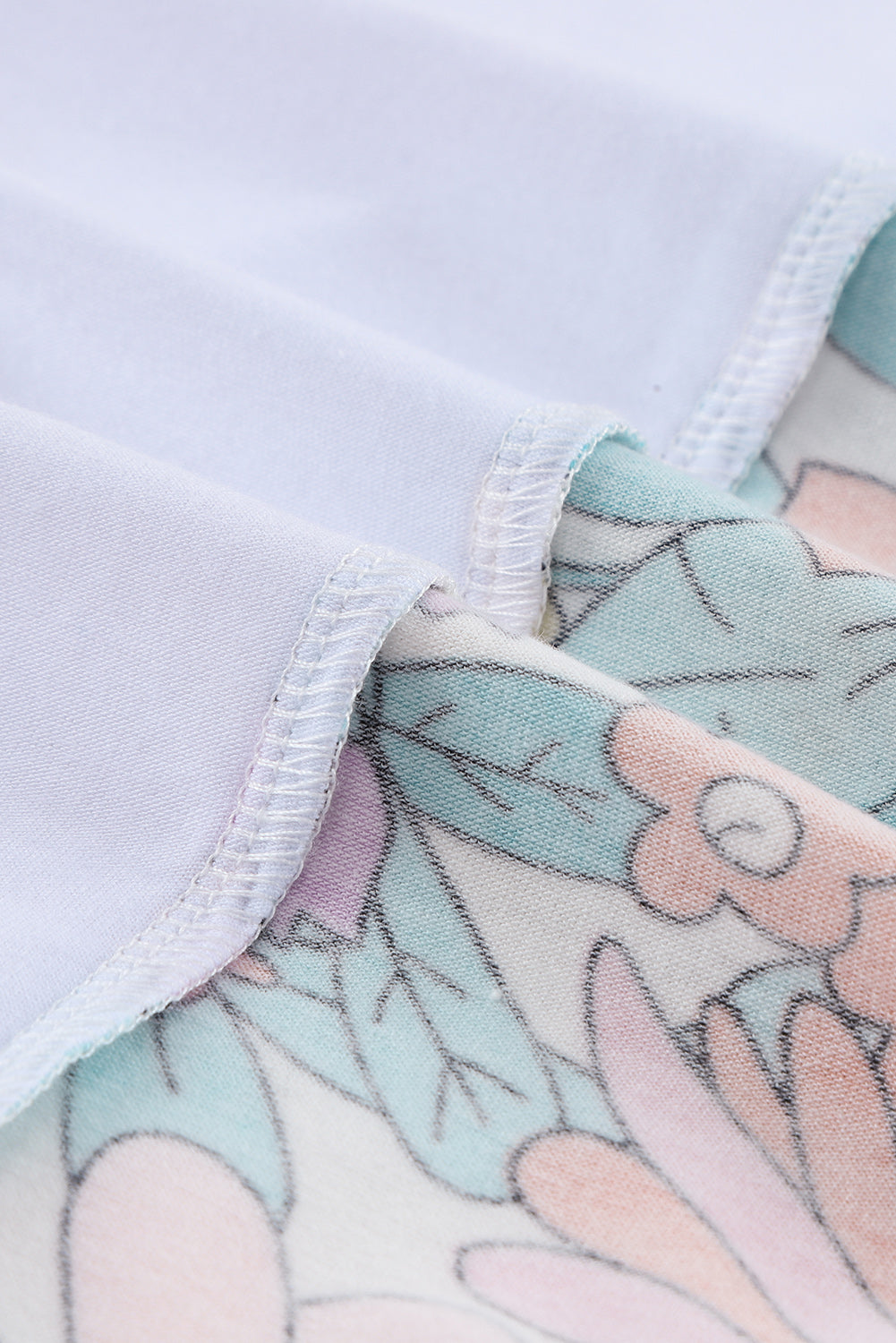 Débardeur sans manches à imprimé floral multicolore 