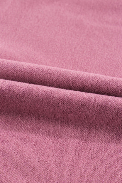 Sweat à capuche ample doublé polaire Valériane avec poches kangourou à demi-fermeture éclair