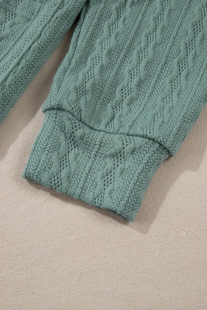 Cardigan ouvert sur le devant en tricot texturé Canton avec poches latérales