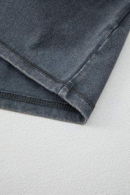 T-shirt graphique à motif bottes de cowboy western taille haute