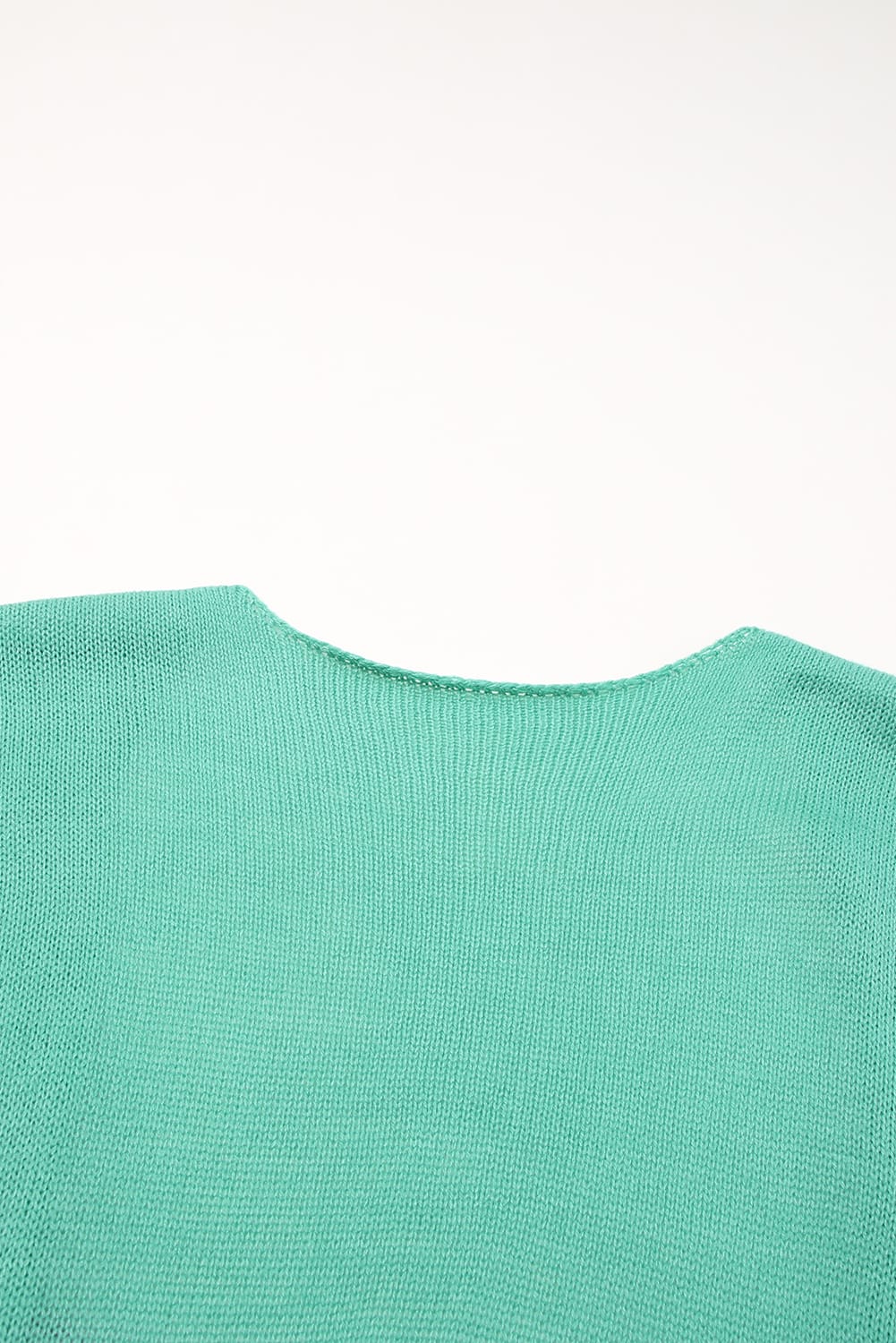 Cardigan ouvert à pompons marron et blocs de couleurs 