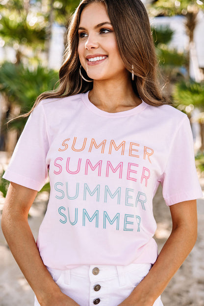 Haut à manches courtes graphique America Honey