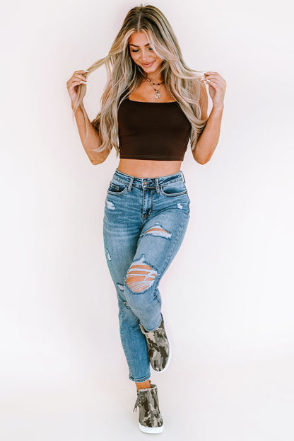 Chaussures à plateforme à lacets et bords bruts motif camouflage 