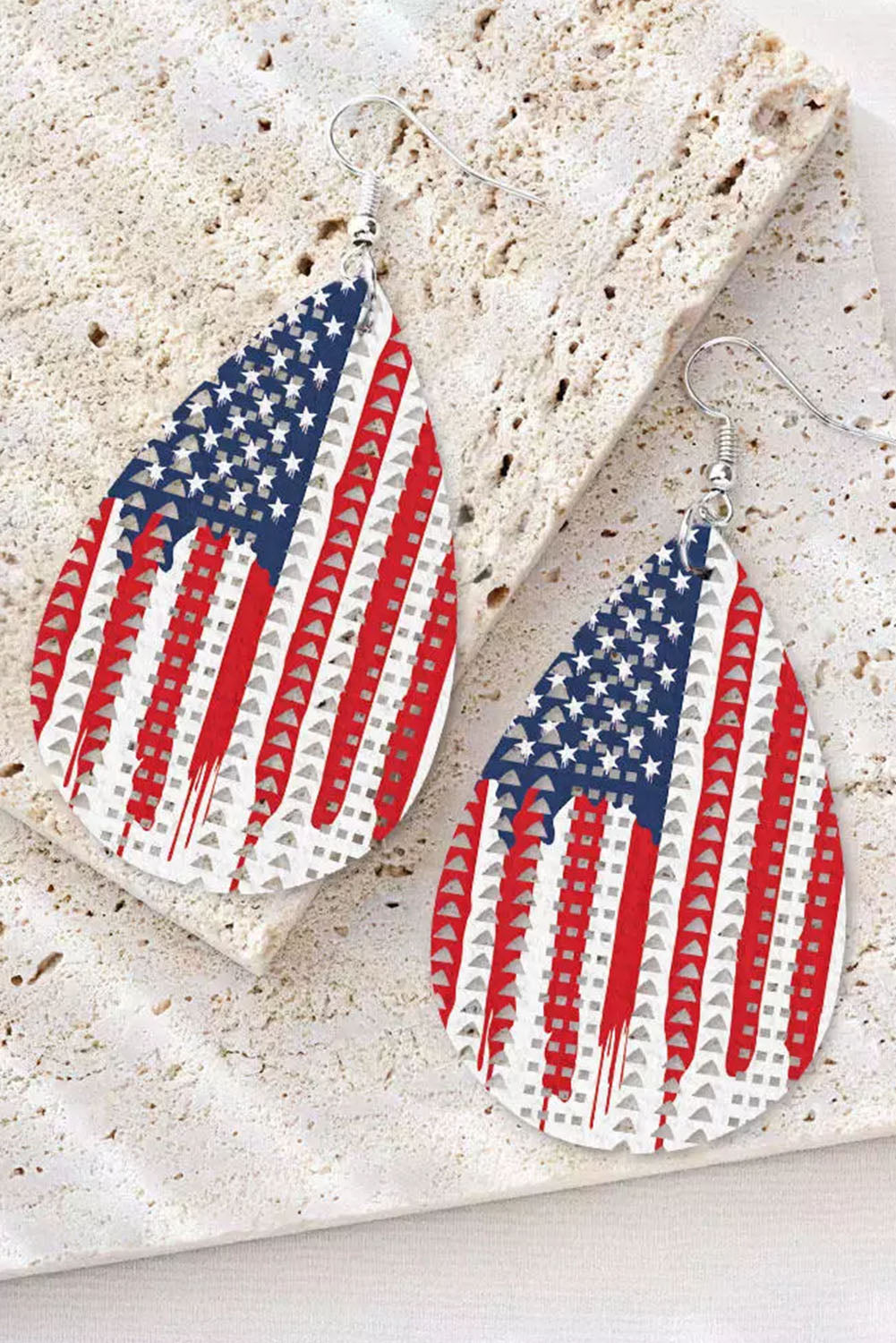 Diadema con estampado de bandera americana AMOR multicolor