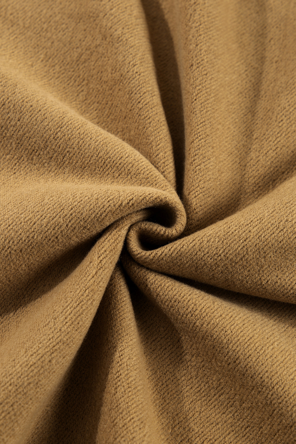 Sweat à capuche ample doublé en polaire marron avec poches kangourou à demi-fermeture éclair