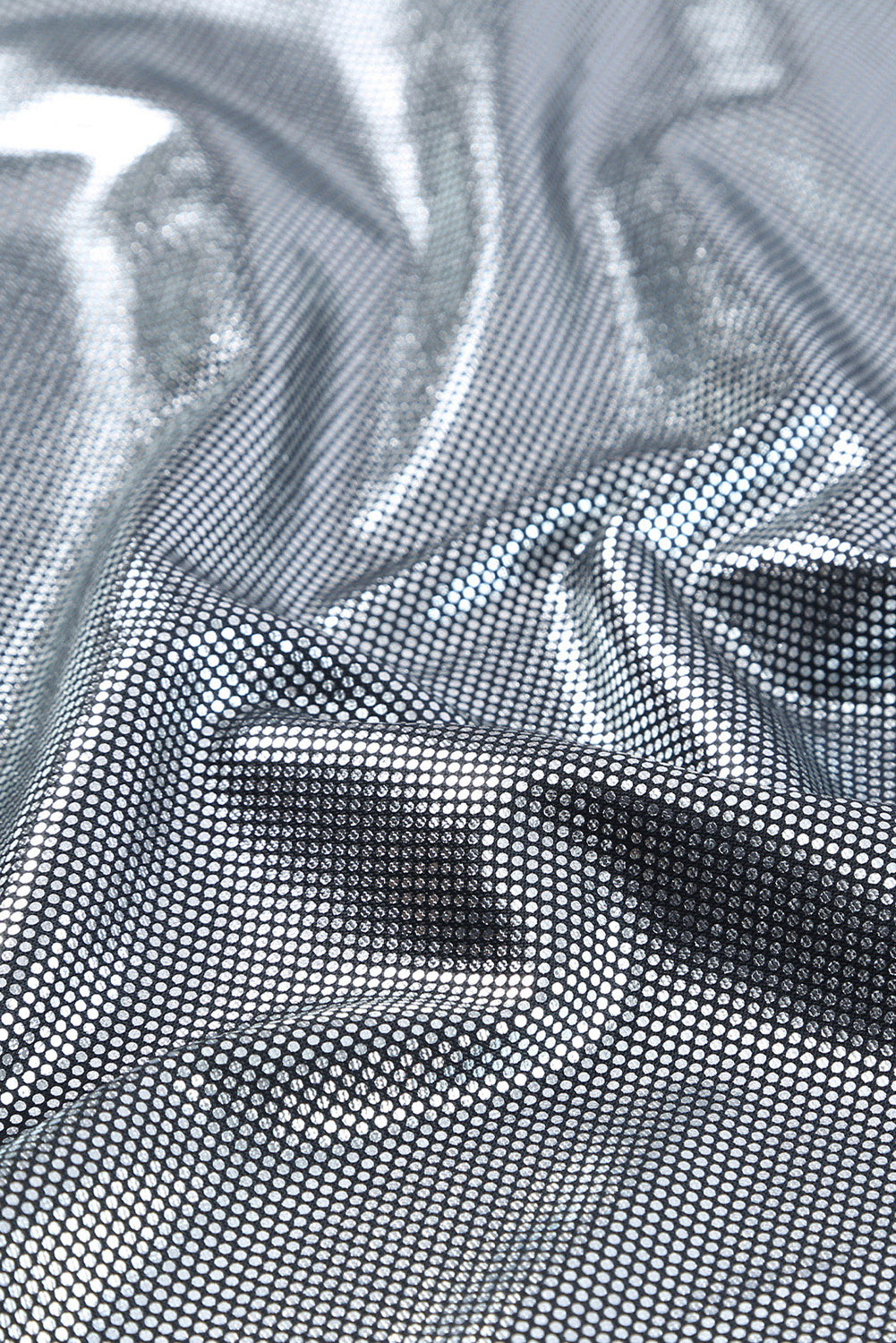 Body sans manches à col montant et paillettes 