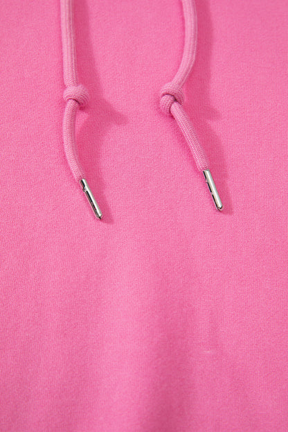 Sweat à capuche épais avec cordon de serrage et poche kangourou doublée en polaire Bonbon