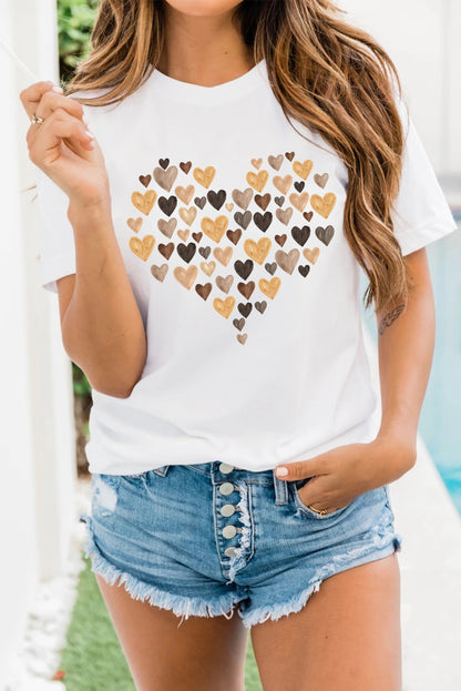 all you need is love Valentines Kisses Graphic Tee