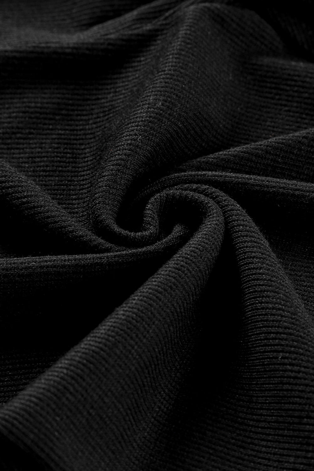 Leggings con abertura y cintura alta de punto acanalado 