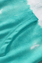 Blue Gradient Colorblock Pullover Plus Size Hoodie