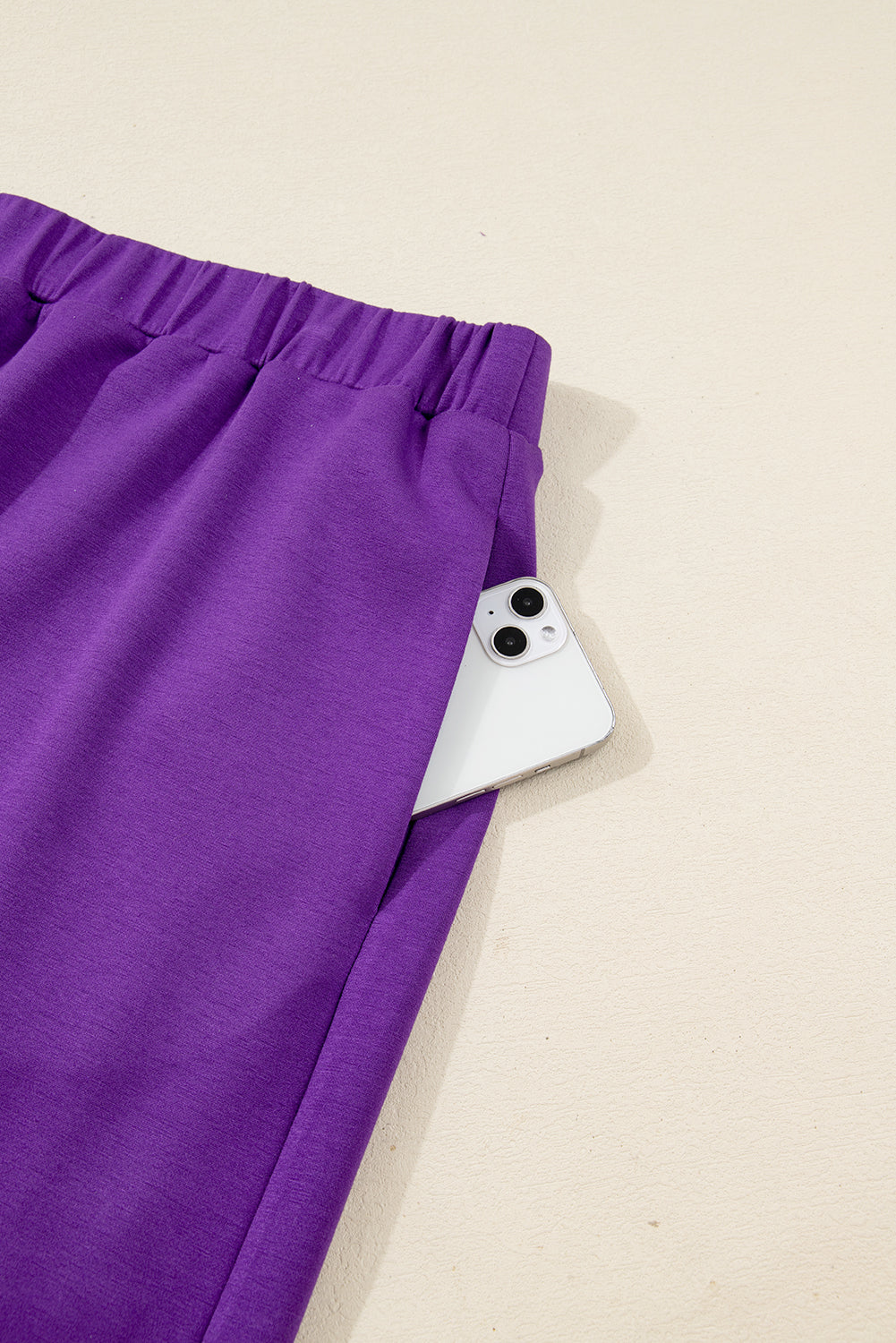 Wisteria Collar Half Zip Pullover Mini Skirt Plus Size 2pcs Set