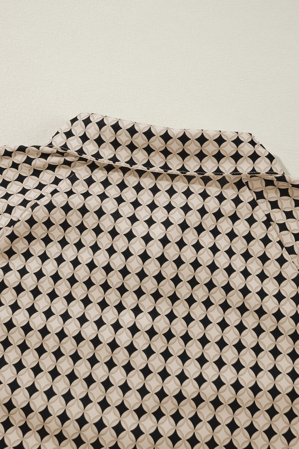 Sweat-shirt noir à col contrasté bicolore grande taille