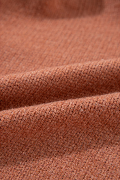 Cardigan court ouvert sur le devant beige clair à épaules tombantes