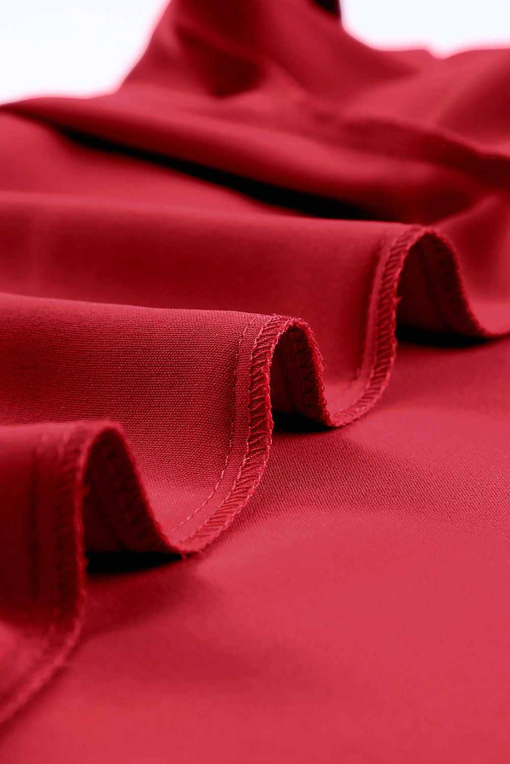 Chemisier à manches courtes et col en V avec bordure en dentelle