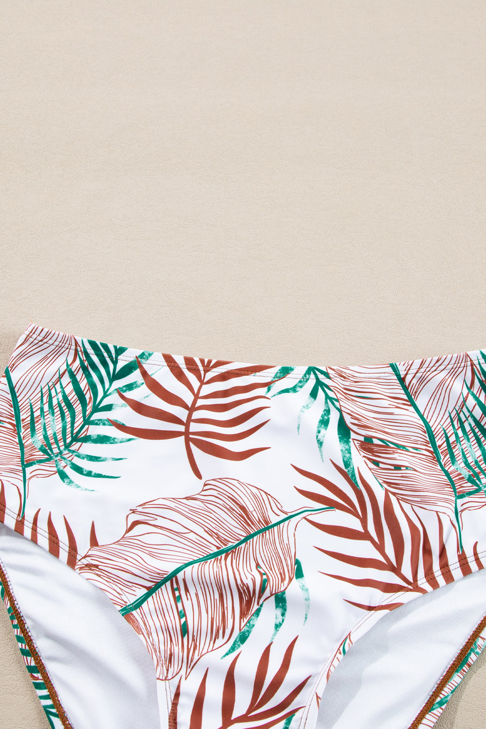 Maillot de bain tankini 2 pièces rouge minéral avec cordon de serrage et effet gainant