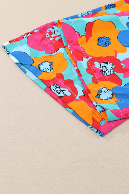 Drawstring Elastic Waist Casual Wide Leg Pants