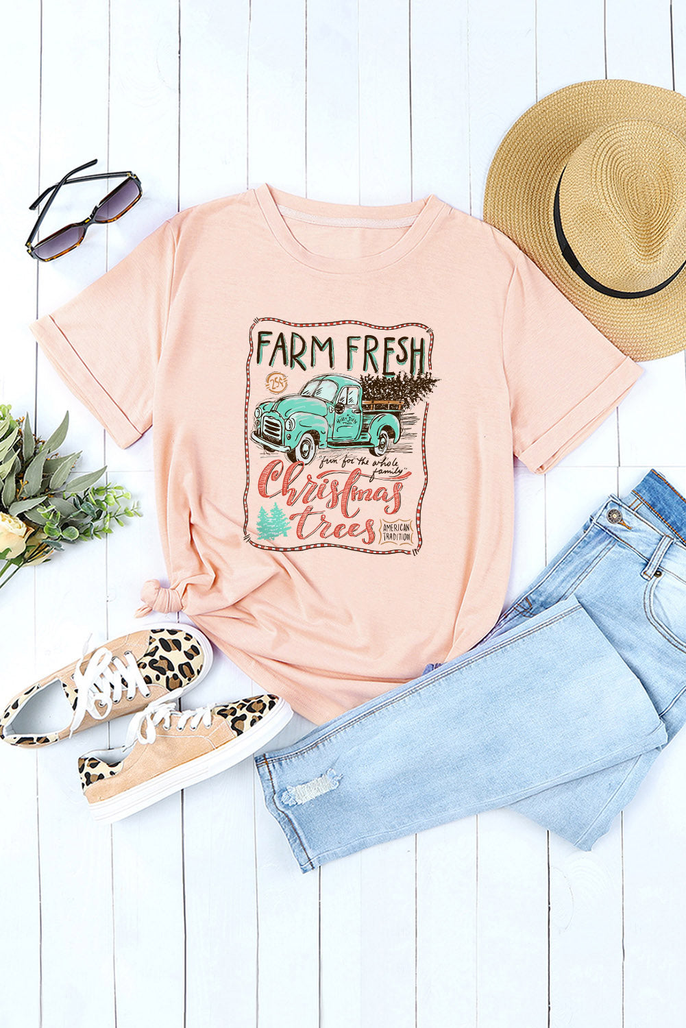 T-shirt graphique « Je suis super joyeux et lumineux »