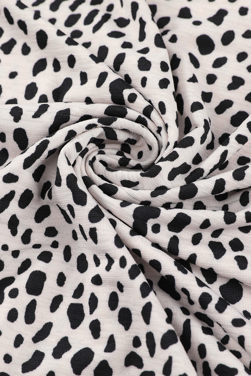 Cheetah Print O-neck Short Sleeve T Shirt