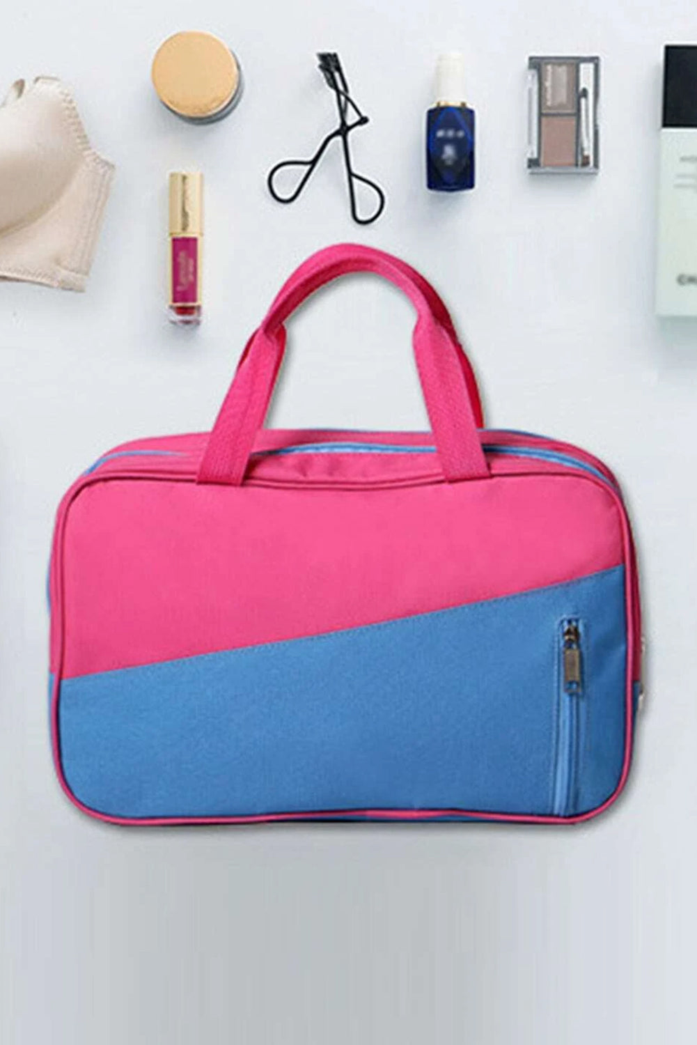 Sac de yoga portable à poches zippées et blocs de couleurs Bonbon