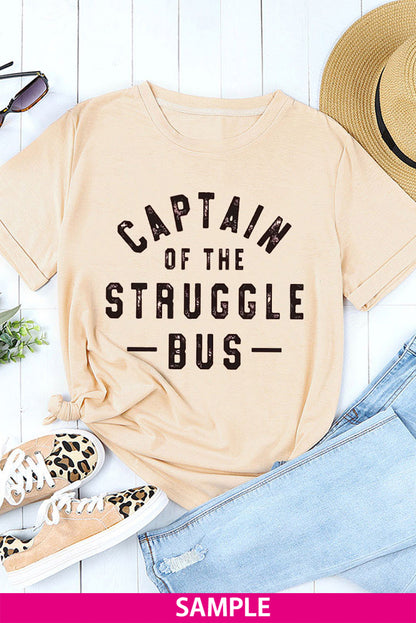 Blank Apparel - T-shirt ras du cou kaki uni personnalisé