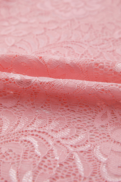 Blossom Floral Lace Sheer Long Sleeve Top