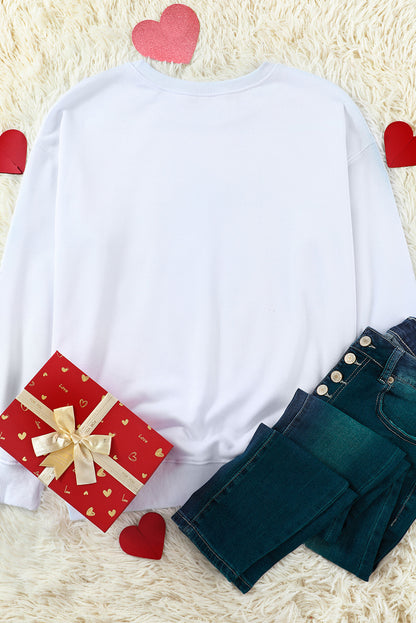 Sweat-shirt brodé Père Noël