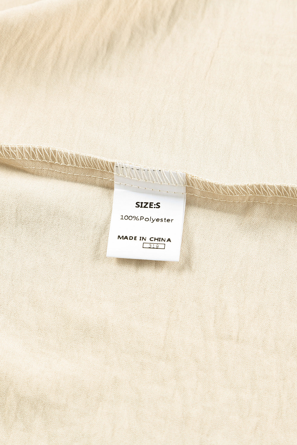 Top tipo cambio de muñeca fruncido