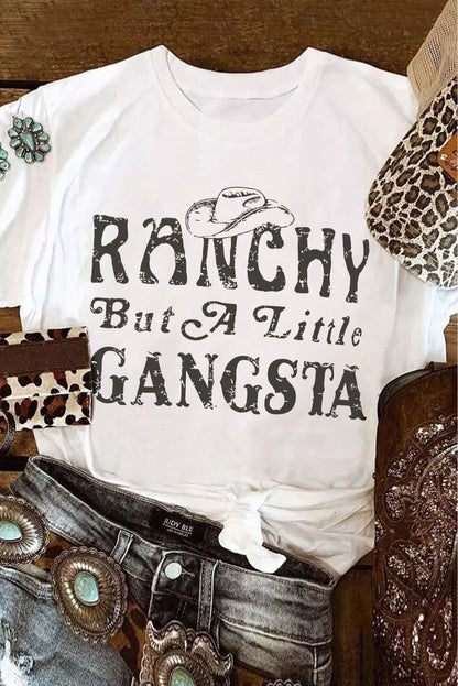 T-shirt graphique à paillettes et cœur