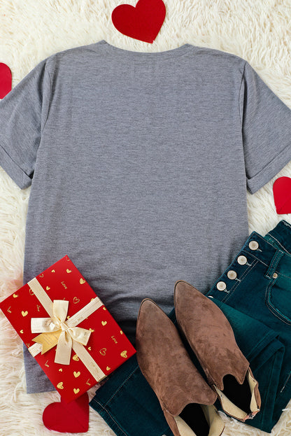 Camiseta de manga corta con estampado gráfico de Merry Christmas Trees