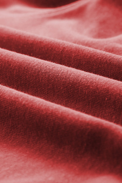 Sweat à capuche gris délavé avec cordon de serrage et poche kangourou