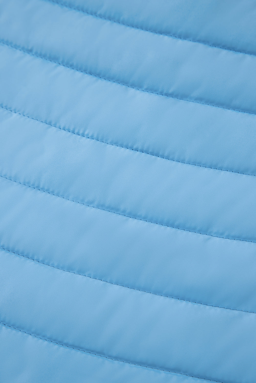 Doudoune matelassée zippée de couleur unie Myosotis