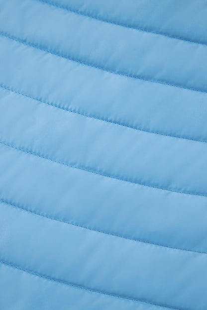 Doudoune matelassée zippée de couleur unie Myosotis