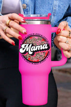 Mama Leopard Print Stainless Steel Insulate Cup with Handle 40oz