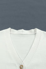 Beige Drop Shoulder Tasseled Sleeves Buttoned Cardigan
