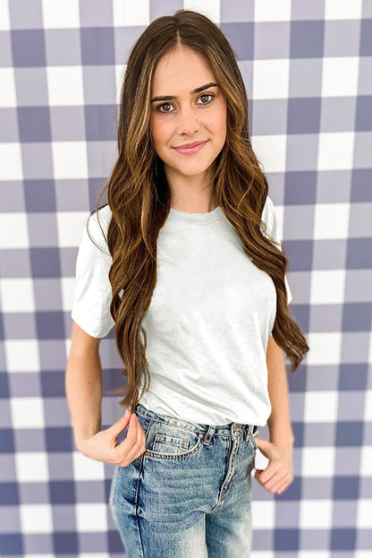 Blank Apparel - T-shirt ras du cou kaki uni personnalisé